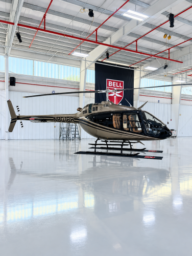 Bell Helicopter in a Modern Hangar.png